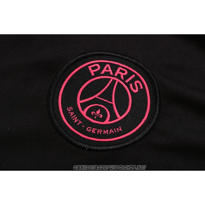 Camiseta de Entrenamiento Paris Saint-Germain Jordan 22-23 Negro y Azul